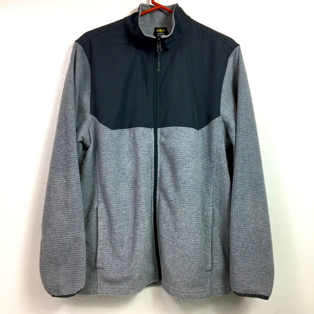 Athletic Works Men’s Full Zipper Fleece Jacket Md